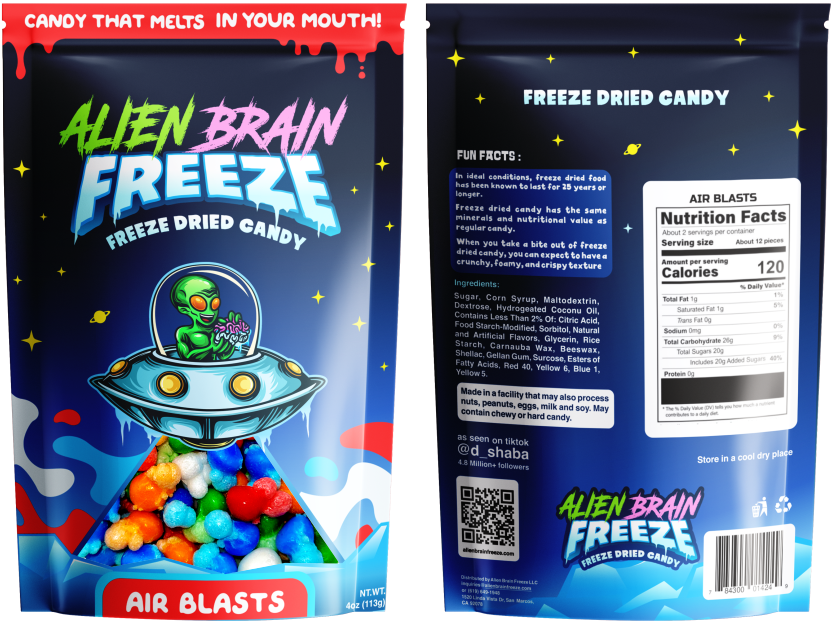 Freeze Dried Air Blasts