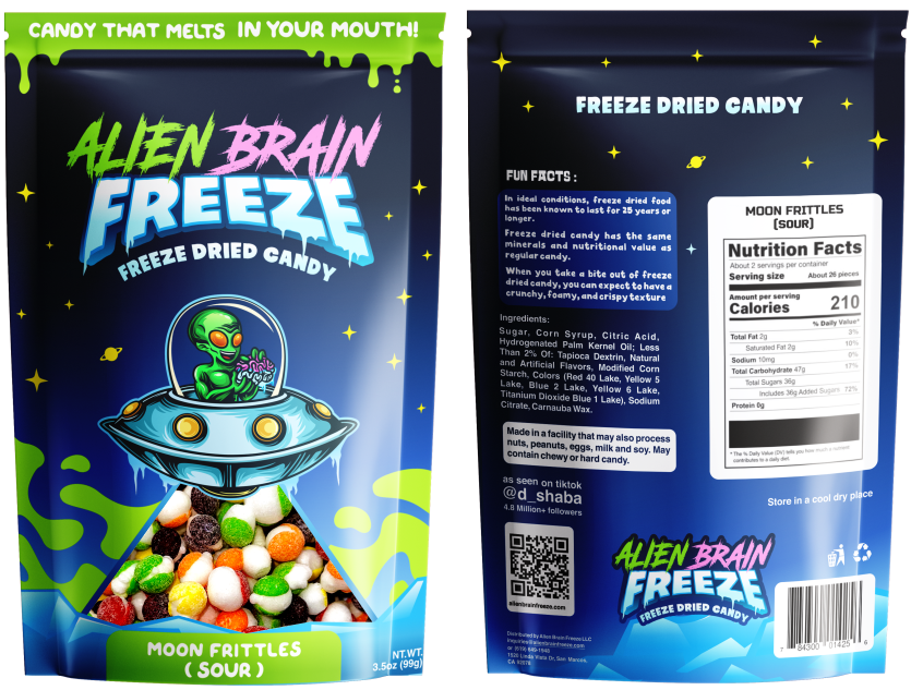 Freeze Dried Moon Frittles (Sour)